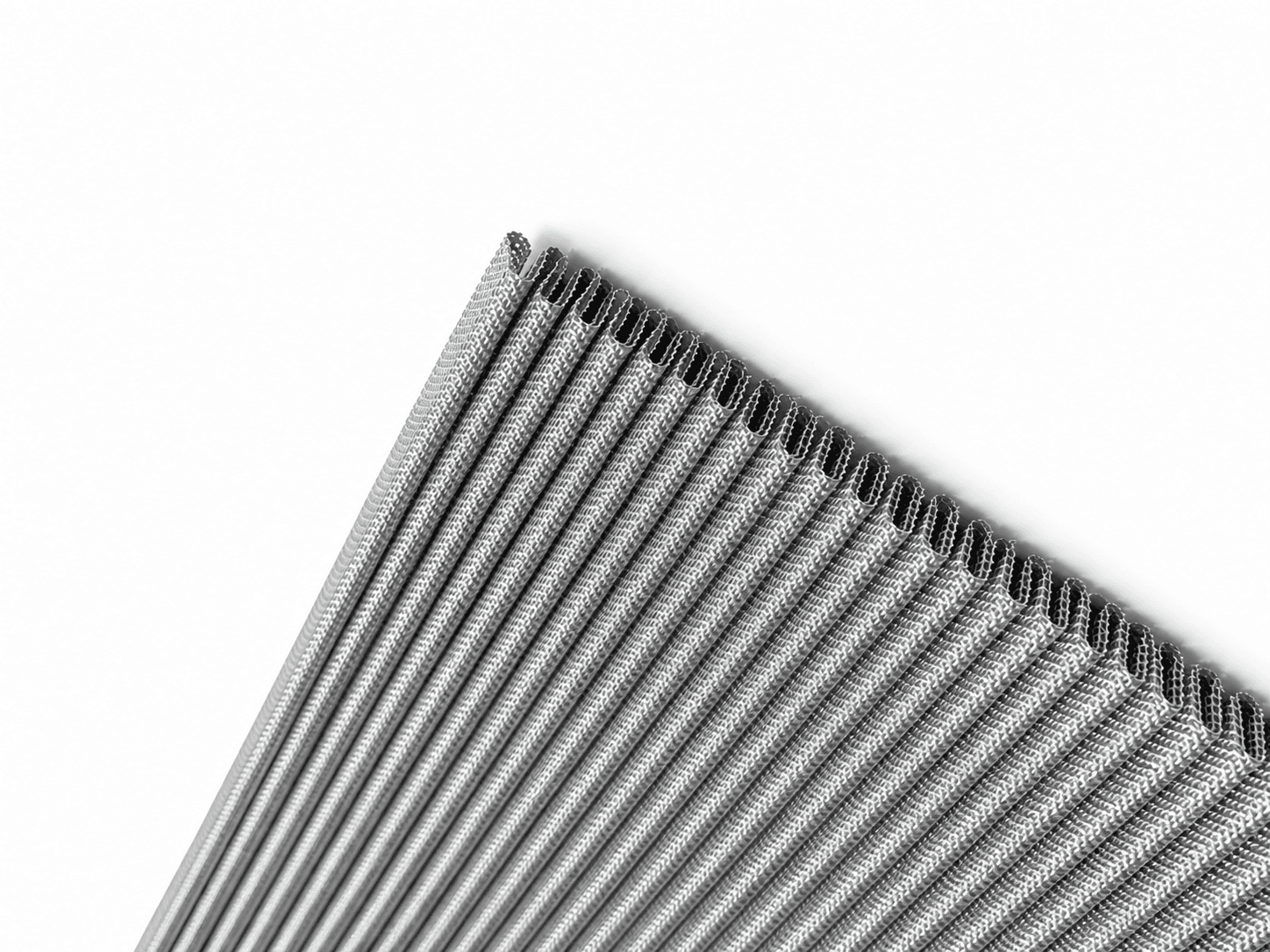 Pleated Mesh